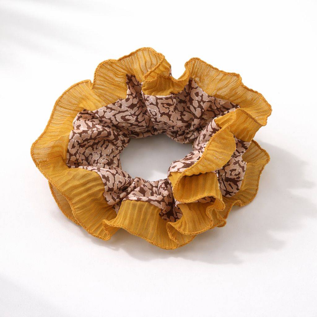 bambas boleros 4 scrunchies amarillo